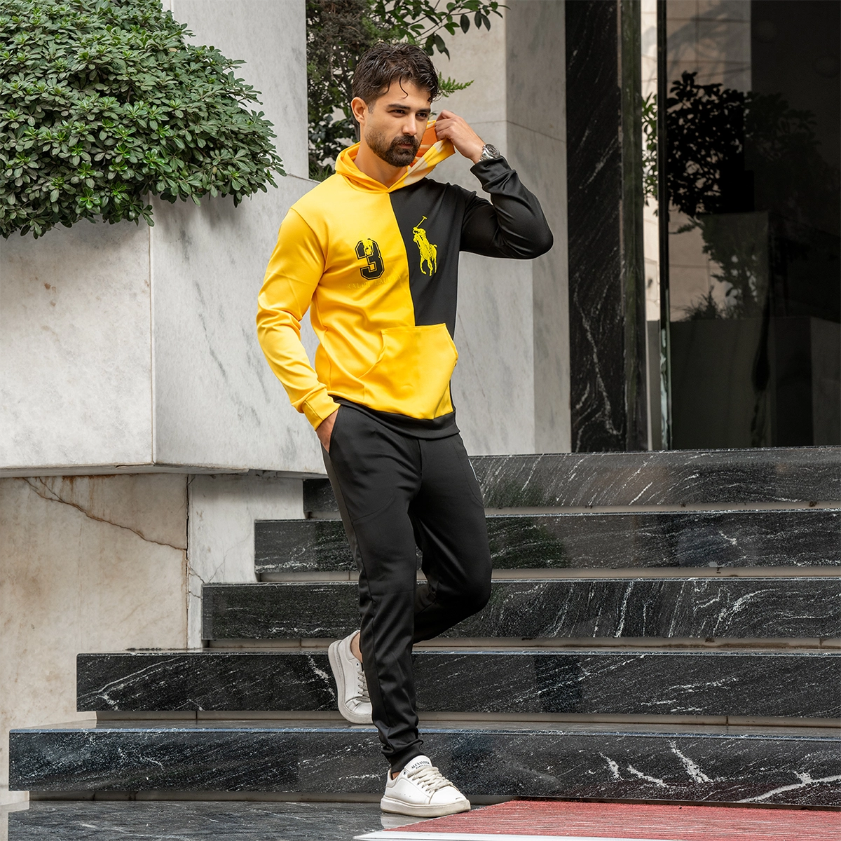 ست هودی شلوارمردانه مدل Polo