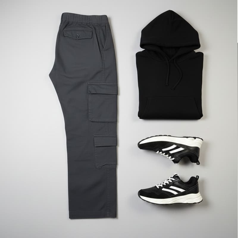 شلوار شش جیب مدل Reza-دودی